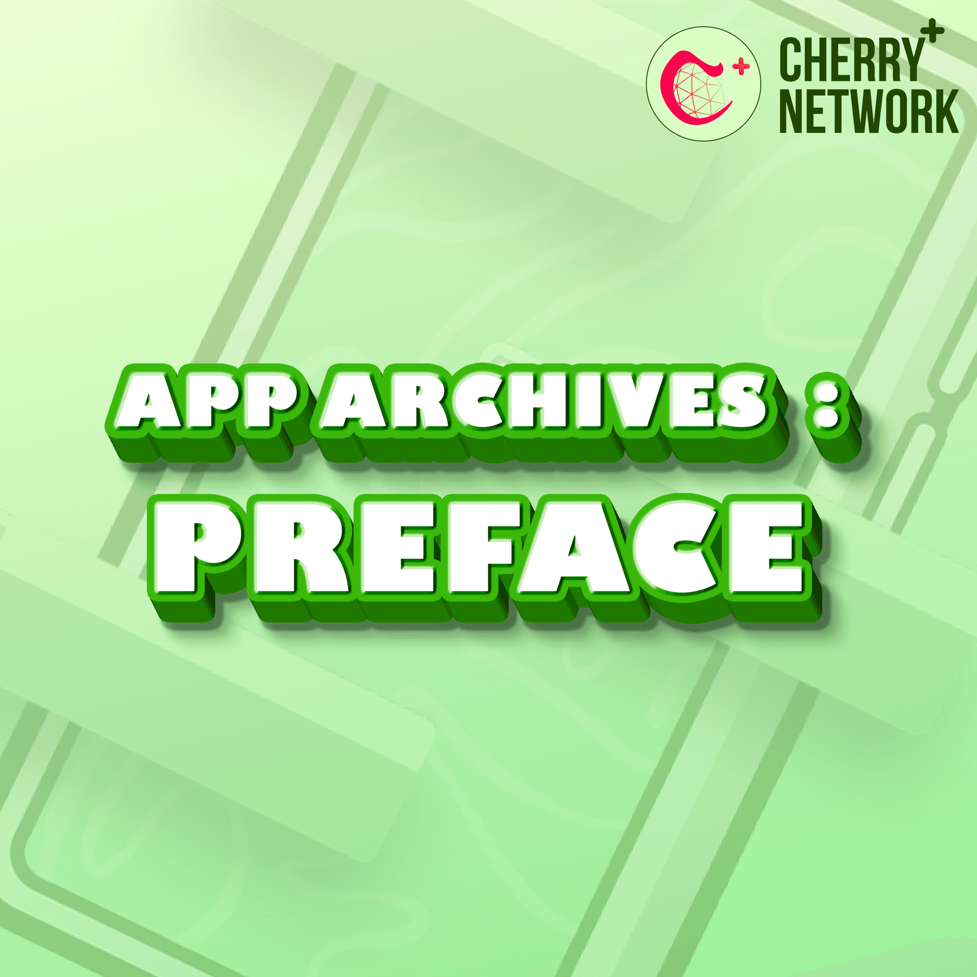 App Archives Preface event poster